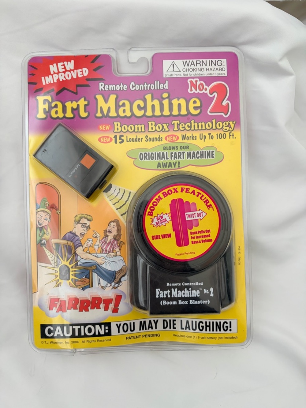 Machine Remote Controlled Fart Machine No. 2 - Yellow & Pink